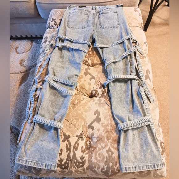 Fashion Nova Jeans/Fashion Nova Women's Strapped In Stretch Skinny Jean, - Picture 12 of 12